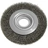 Szczotka Vielinis diskinis šepetys 150 x 32 mm, gofruota viela, plienas