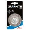 Vielinis diskinis šepetys Graphite 75 mm Inox (57H602)