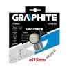 Deimantinis šlifuoklis Graphite 115x22.2mm turbo super cienka - 57H620
