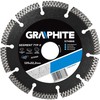 Graphite Tarcza Deimantinis diskas 125 x 22 mm, segmentuotas, lazeriu suvirintas, X tipo