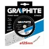 Deimantinis šlifuoklis Graphite 125x22,2 mm turbo wave (57H634)