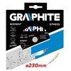 Graphite Grafito segmentuotas deimantinis peilis 230x22,2mm