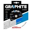 Deimantinis diskas GRAPHITE 57H619, skersmuo 230mm, segmentinis