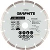 Graphite Deimantinis segmentinis pjovimo diskas, 180 x 22,2 mm, sausam pjovimui