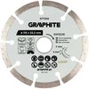 Graphite Deimantinis segmentinis pjovimo diskas, 115 x 22,2 mm, sausam pjovimui