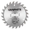 Pjovimo diskas GRAPHITE 150 x 10 mm, 24 dantys, medienai