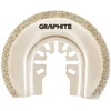 Grąžtas Graphite Pusapvalis diskas 65 mm, HCS, galvanizuota deimanto dulkių danga