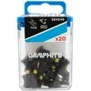 Graphite TX10 x 25 mm smūginiai antgaliai, 20 vnt.