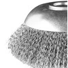 Plieninis vielinis šepetys GRAPHITE 55H102, 150 x 25,4 mm, minkštas