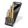 Grąžtas Graphite Metaliniai grąžtai HSS-TiN, 4,0 - 10 mm, rinkinyje 5 vnt