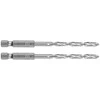 Wiertło Šešiakampis metalinis grąžtas 4,5 mm, 2 vnt.