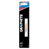 Grąžtas Grąžtai GRAPHITE 57H118 HSS-TiN 2,5 mm (3 vnt.)