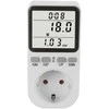 GreenBlue energijos skaitiklis, vatmetras, F tipas, 220-240V AC, 50Hz, maks. apkrova 16A, IP20, įmontuota baterija, GB364 F