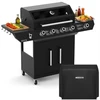 Gas grill 4+1 17kW Varen Juodas 5.0 Kaminer