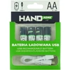 Plastrol Bateria ładowana usb-c, 2600mwh, 4xaa