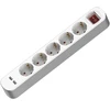 Hand Home Przedłużacz su pięciokrotnym gniazdem su wyłącznikiem; schuko i usb; 5x2p+su; 16a; 3m; balta