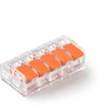Plastrol Komplektas 5 vnt. greitųjų movų su svirtimis visų tipų laidams: sz-5d; 32A; 450V; lankstus laidas 0,2-1,5 mm², standus laidas 0,2-4 mm².