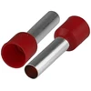 HAND Końcówka tulejkowa izolowana do przewodów 1x10mm2; dł tulejki 27,5mm raudona 20 vnt.