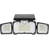 HAND Light Lampa ścienna solarna 3x panel 218 led su pultu , czujnik ruchu, zmierzchu – 4w ; 500lm – ip65