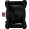 Hand Power Przedłużacz bębnowy kwadratowy linija hand pwr; 4p+su; 2x2p+su; ip44; 16a;400v; h07rn-f; 5×2,5; 15m;schuko; juoda