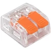 HAND Rinkinys 100szt szybkozłączek su dźwigniami do wszystkich rodzajów przewodów: sz-2d; 24a ; 450v;przewód elastyczny 0,2-1,5mm?,przewód sztywny 0,2-2,5mm?