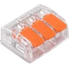 HAND Rinkinys 100szt szybkozłączek su dźwigniami do wszystkich rodzajów przewodów: sz-3d; 24a ; 450v;przewód elastyczny 0,2-1,5mm?,przewód sztywny 0,2-2,5mm?