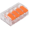 HAND Rinkinys 50szt szybkozłączek su dźwigniami do wszystkich rodzajów przewodów: sz-4d; 32a ; 450v;przewód elastyczny 0,2-1,5mm?,przewód sztywny 0,2-4mm?