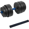 Reguliuojamas bituminis hantelis su jungtimi 1x20kg, REBEL ACTIVE