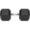 Gumuotas ketaus hantelis HEX 30 kg REBEL ACTIVE