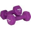 Ketaus neopreno hanteliai HEX 2x2,5kg, REBEL ACTIVE