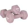 Hantelki żeliwne neoprenowe HEX 2x4kg, REBEL ACTIVE