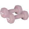 Hantelki żeliwne neoprenowe HEX 2x4kg, REBEL ACTIVE