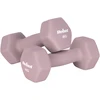 Hantelki HEX ketaus neopreno hantelių rinkinys 30 kg (2x1kg+2x2kg+2x3kg+2x4kg+2x5kg), REBEL ACTIVE