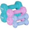 Hantelki HEX ketaus neopreno hantelių rinkinys 12 kg (2x1kg+2x2kg+2x3kg), REBEL ACTIVE