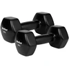 Hantelki żeliwne winylowe HEX 2x6kg, REBEL ACTIVE