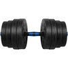 Reguliuojami bituminiai hanteliai su jungtimi 2x15kg, REBEL ACTIVE