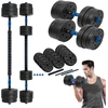 Reguliuojami bituminiai hanteliai su jungtimi 2x10kg, REBEL ACTIVE