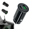 Kruger &amp; Matz dvigubas USB 3100 mA automobilinis įkroviklis su Quick Charge 3.0 ir maitinimo tiekimu