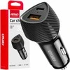 Automobilinis įkroviklis QC+PD 38W USB-A + USB-C AMIO-04283