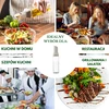 King Hoff Buteliukas Butelis su pilstymo antgaliu 500 ml aliejui ir actui, stiklinis, kinghoff, kh-2004