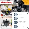 Rinkinys Trijų dalių marmurinių puodų rinkinys su dangčiais, Klausberg kb-7960