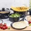 Garnki su marmurkową powłoką nieprzywieralną, komplektas 7 dalys klausberg