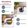 Marmurinis puodas 16 cm su dangčiu, nelimpantis, Klausberg kb-7986