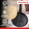 Keptuvė Blynų kepimo forma, žirafos rašto, aliuminio, nelimpanti danga, juoda, 18 cm skersmens, Klausberg, kb-7975
