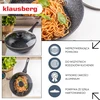 Keptuvė Marmurinė vok keptuvė 28 cm su dangčiu, klausberg KB-7990