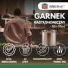 Garnek Puodas Gastronorm puodas, nerūdijantis plienas, skersmuo 35cm, 33l, kinghoff, kh-1964