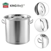 Garnek Puodas Gastronorm puodas, nerūdijantis plienas, skersmuo 28cm, 17l, kinghoff, kh-1961