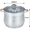 Puodas plieno su pokrywą, 10.7l, śr.2cm, klausberg, kb-7794