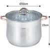 Puodas plieno su pokrywą, 16l, śr.30cm, klausberg, kb-7796