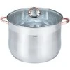 Puodas plieno su pokrywą, 22.4l, śr.34cm, klausberg, kb-7798